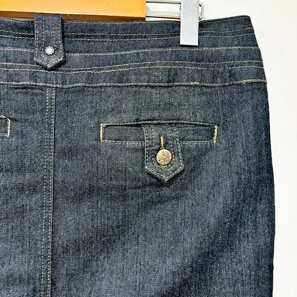 ONE5ONE Dark  blue denim skirt - Picture 7 of 8